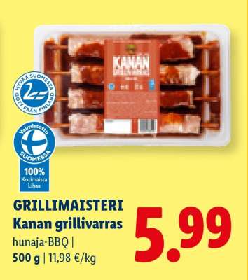 GRILLIMAISTERI Kanan grillivarras