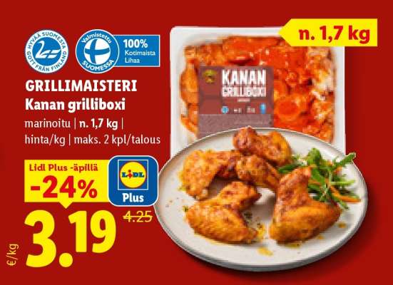 GRILLIMAISTERI Kanan grilliboxi