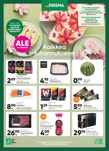 Prisma tarjoukset  - 16.06.2026 - 21.06.2026.