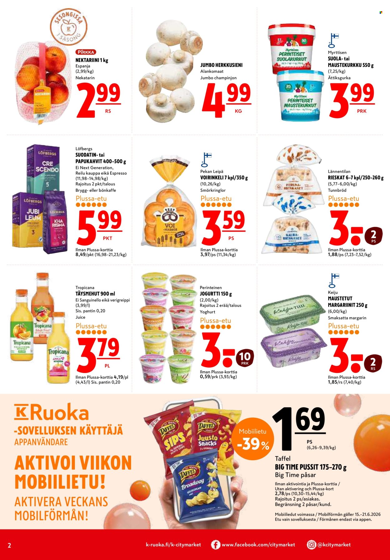 K-citymarket tarjoukset - 17.06.2026 - 21.06.2026. Sivu 2