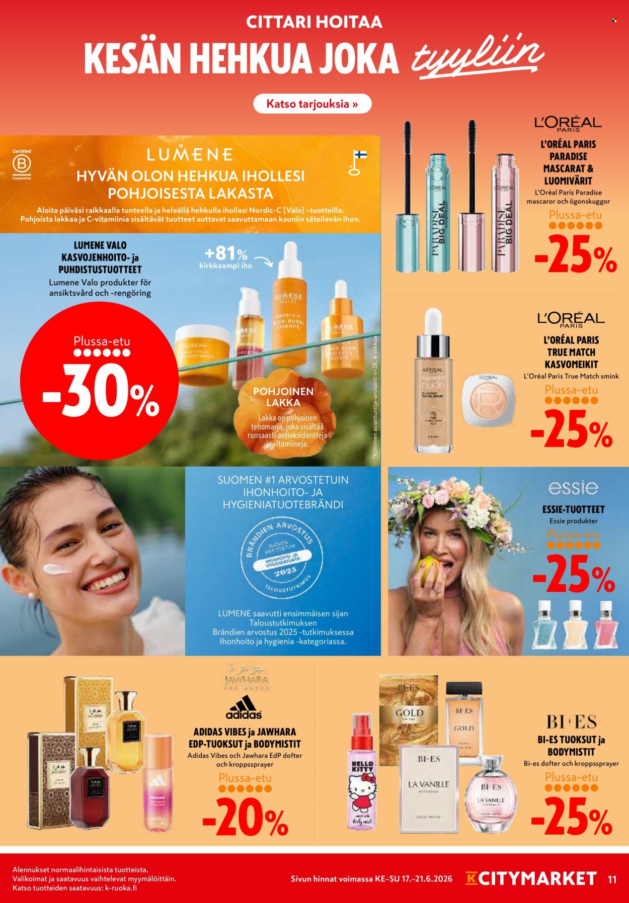 K-citymarket tarjoukset - 17.06.2026 - 21.06.2026. Sivu 11