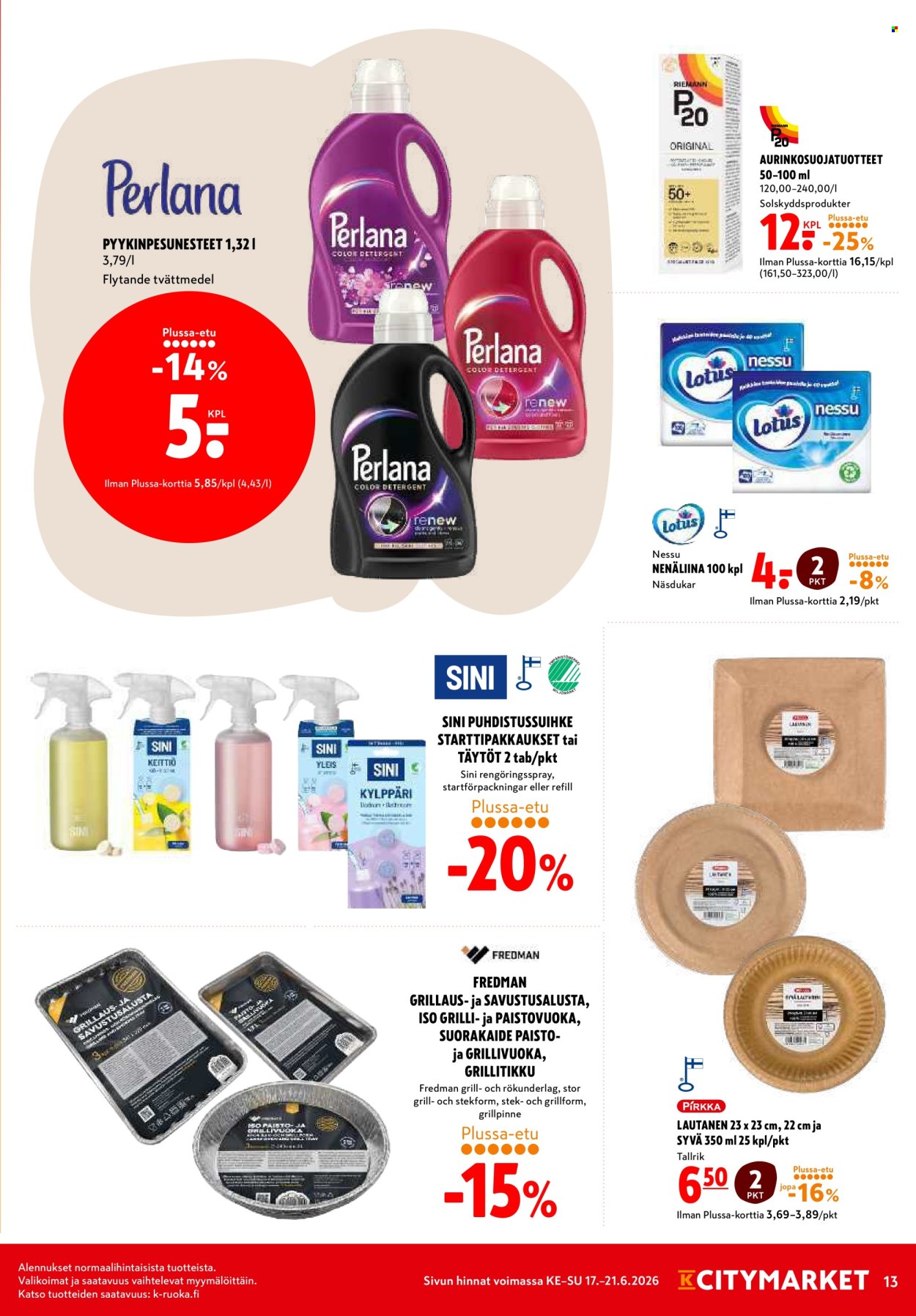 K-citymarket tarjoukset - 17.06.2026 - 21.06.2026. Sivu 13