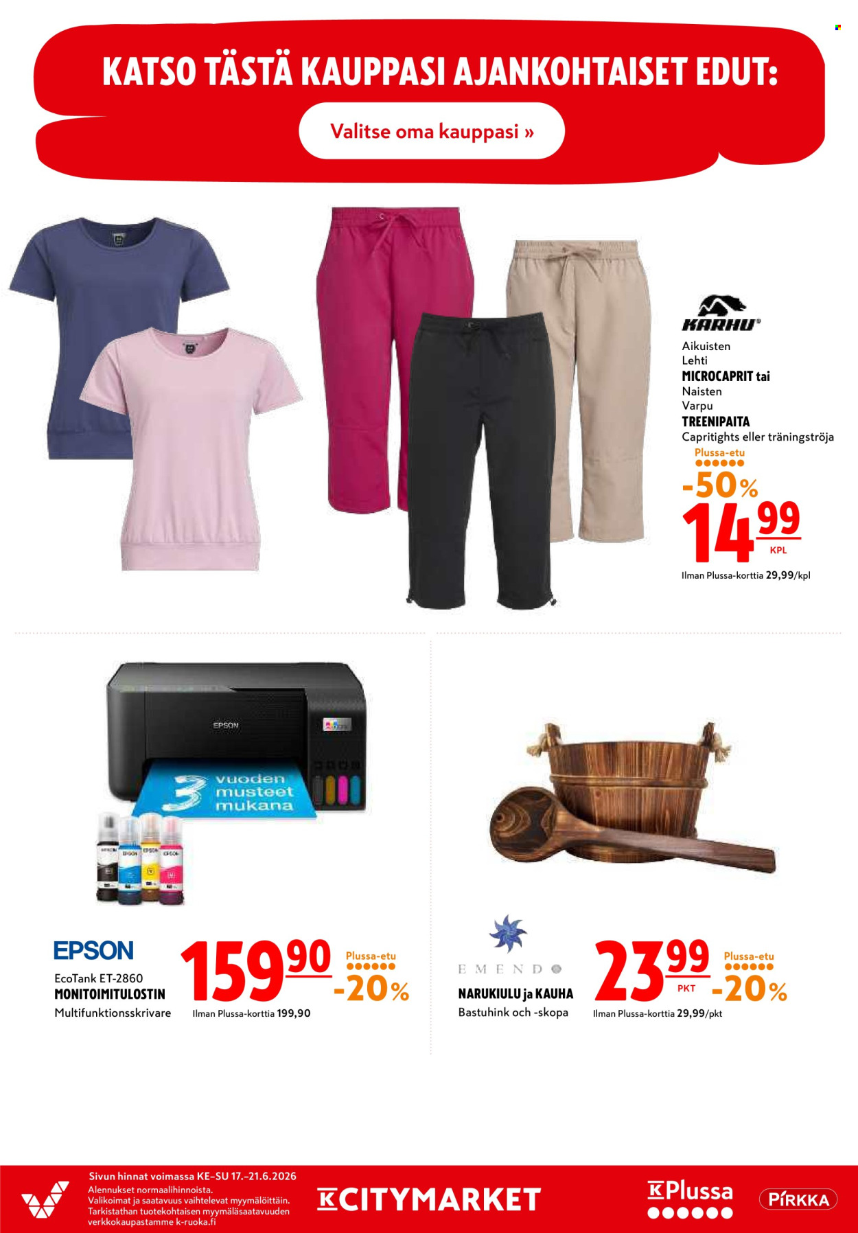 K-citymarket tarjoukset - 17.06.2026 - 21.06.2026. Sivu 20