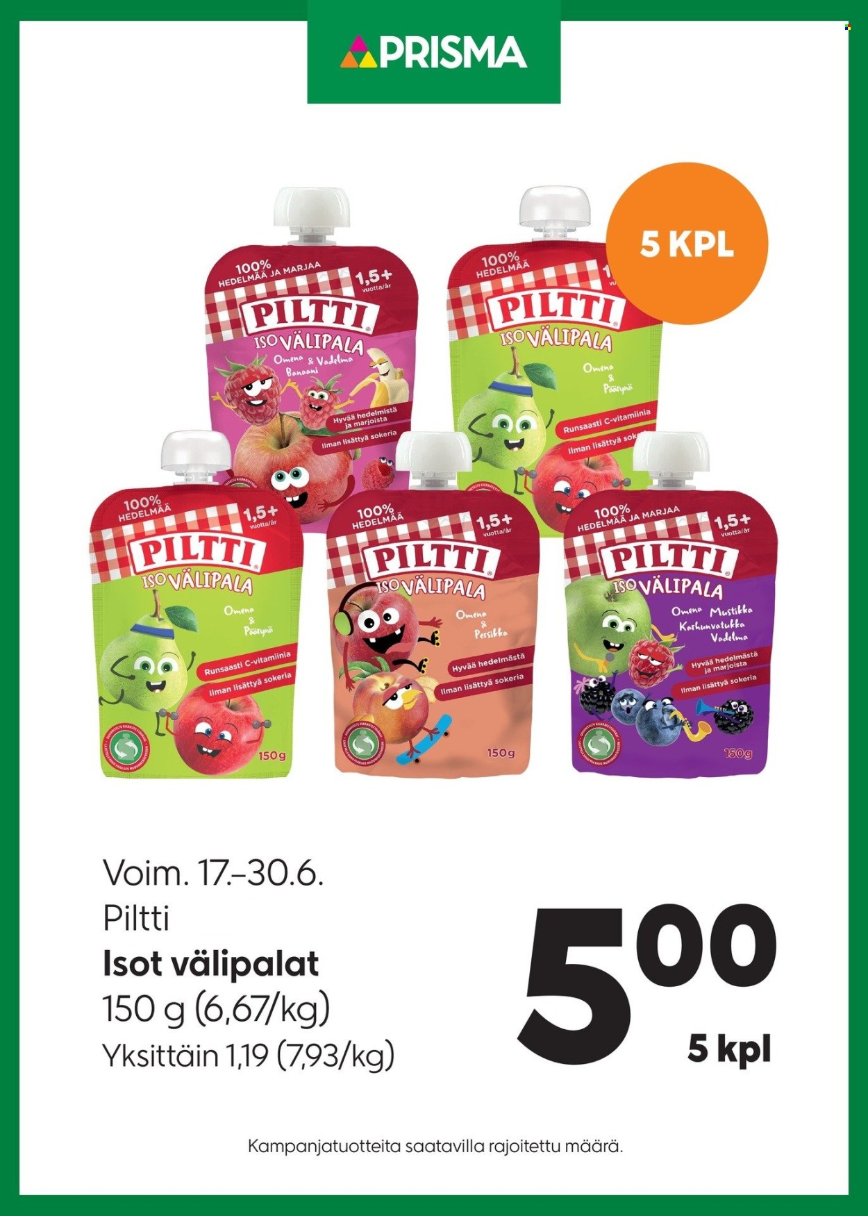 Prisma tarjoukset - 17.06.2026 - 30.06.2026. Sivu 2
