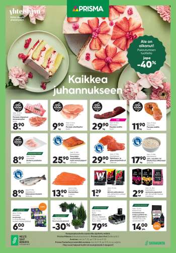 Prisma tarjoukset  - 17.06.2026 - 21.06.2026.