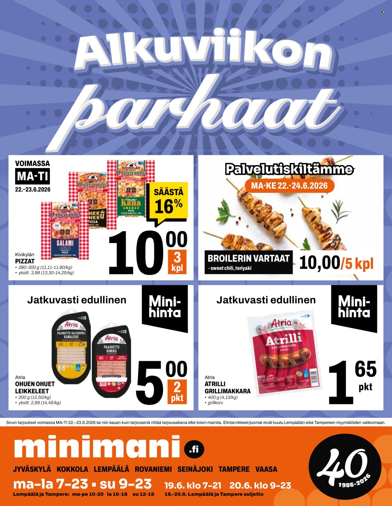 Minimani tarjoukset - 16.06.2026 - 21.06.2026. Sivu 16
