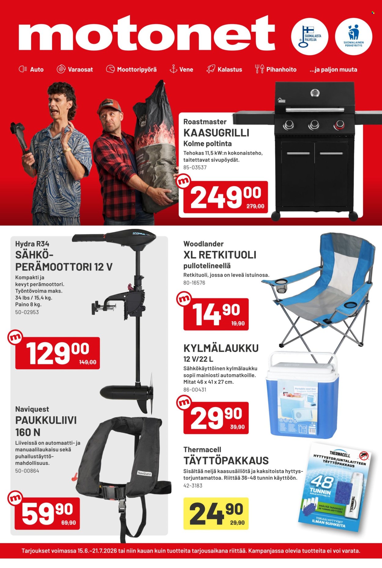 Motonet tarjoukset - 15.06.2026 - 21.06.2026. Sivu 1