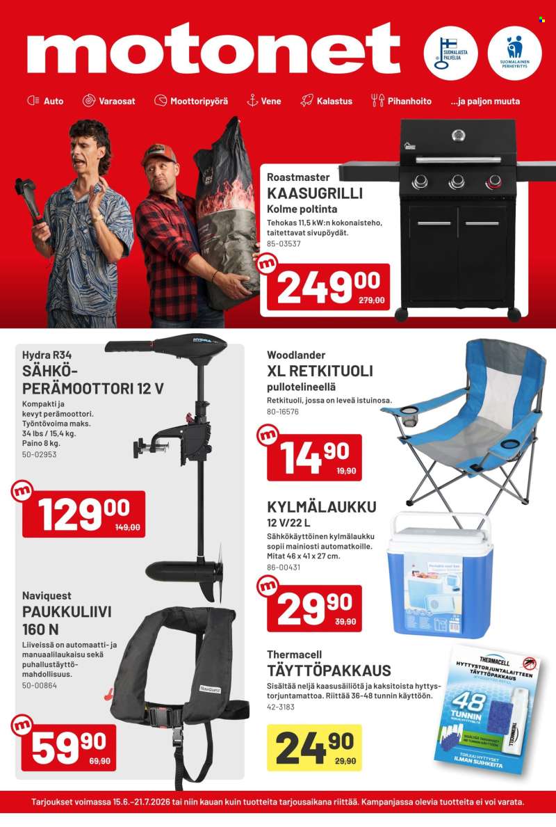 Motonet tarjoukset  - 15.06.2026 - 21.06.2026.