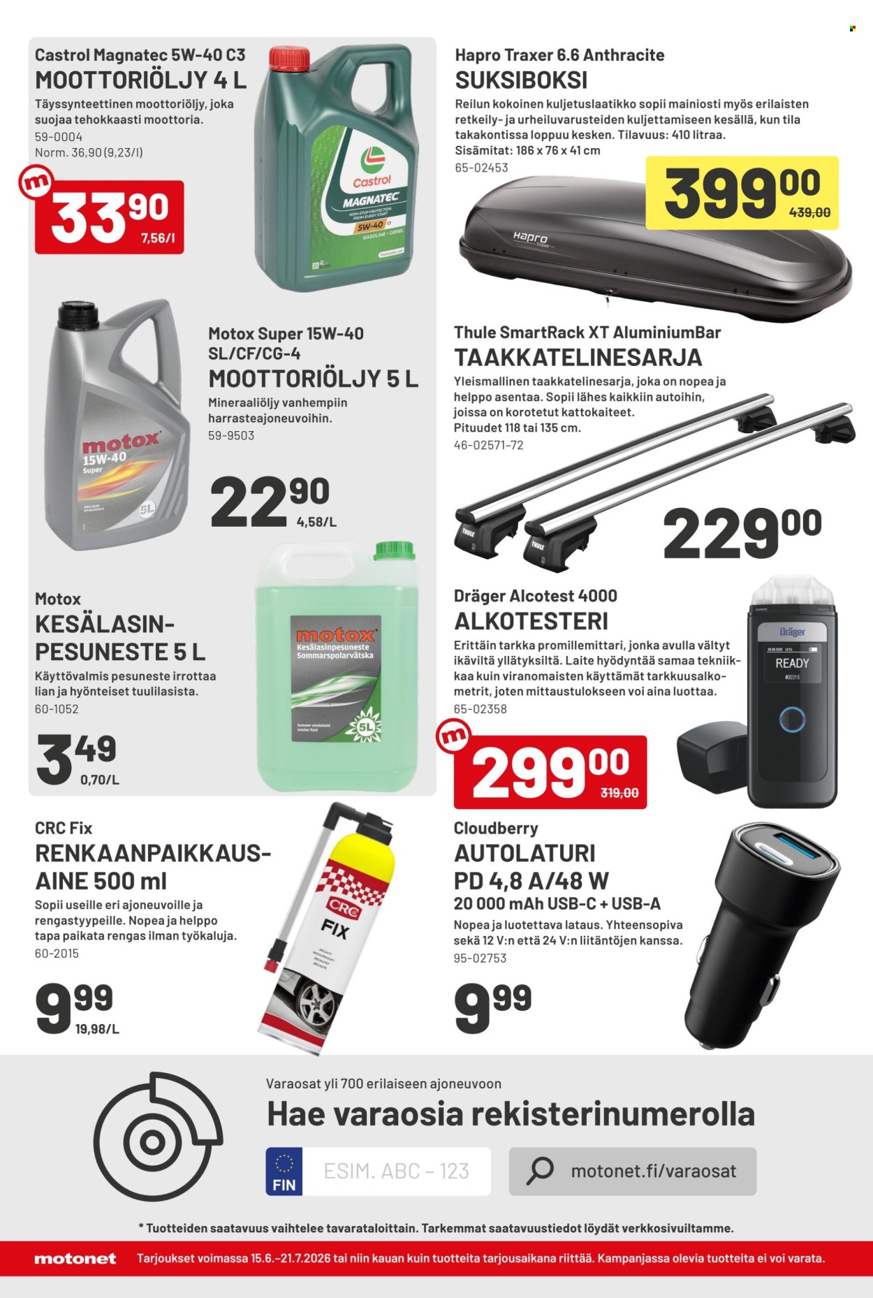Motonet tarjoukset - 15.06.2026 - 21.06.2026. Sivu 2