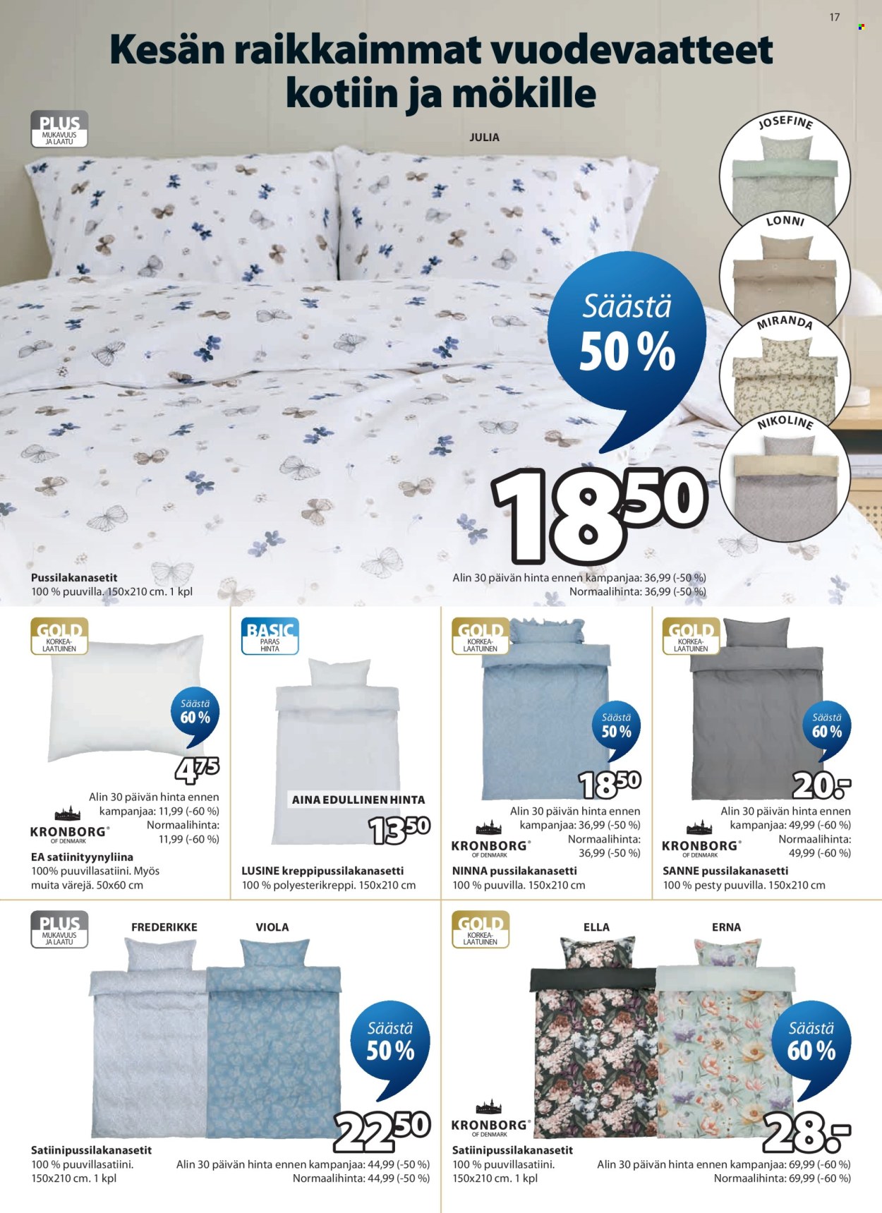 JYSK tarjoukset - 18.06.2026 - 27.07.2026. Sivu 17
