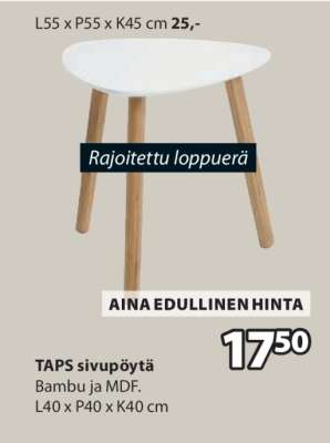 TAPS sivupöytä