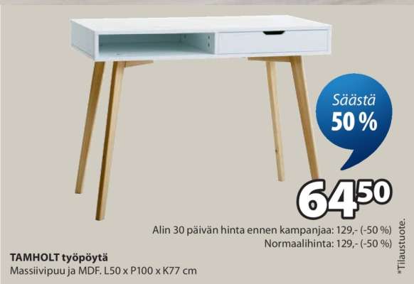TAMHOLT työpöytä