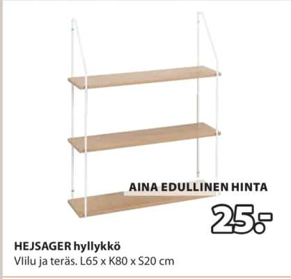 HEJSAGER hyllykkö