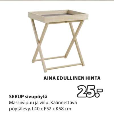SERUP sivupöytä