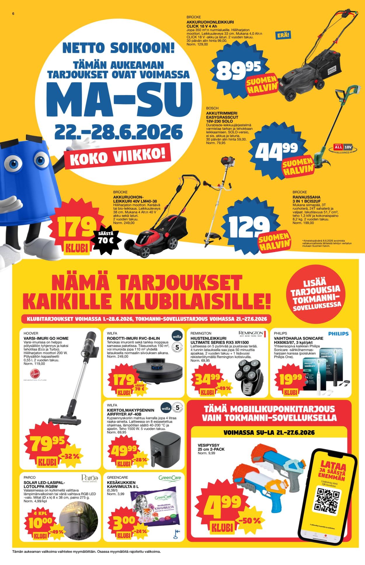 Tokmanni tarjoukset - 22.06.2026 - 28.06.2026. Sivu 6