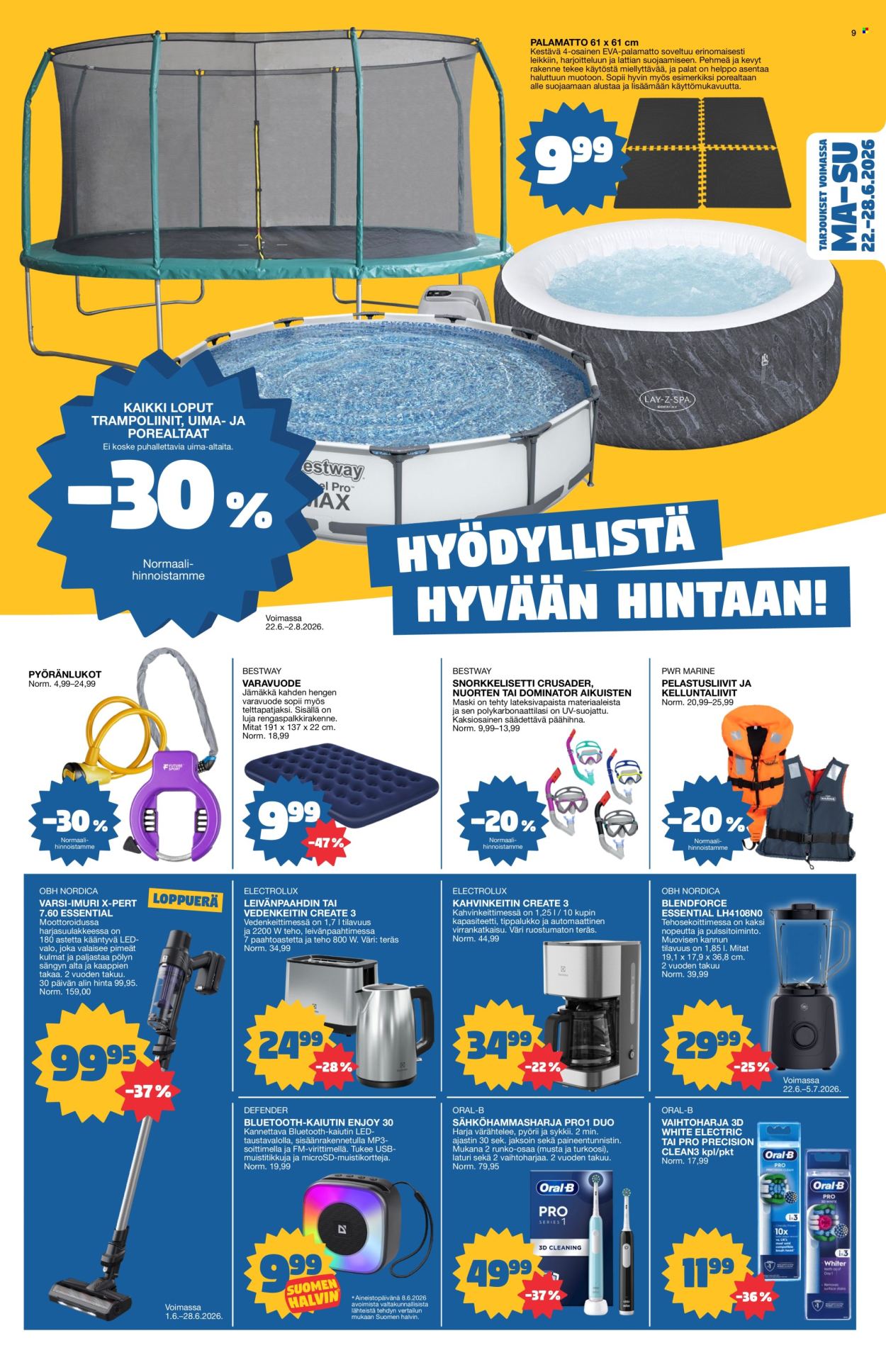 Tokmanni tarjoukset - 22.06.2026 - 28.06.2026. Sivu 9