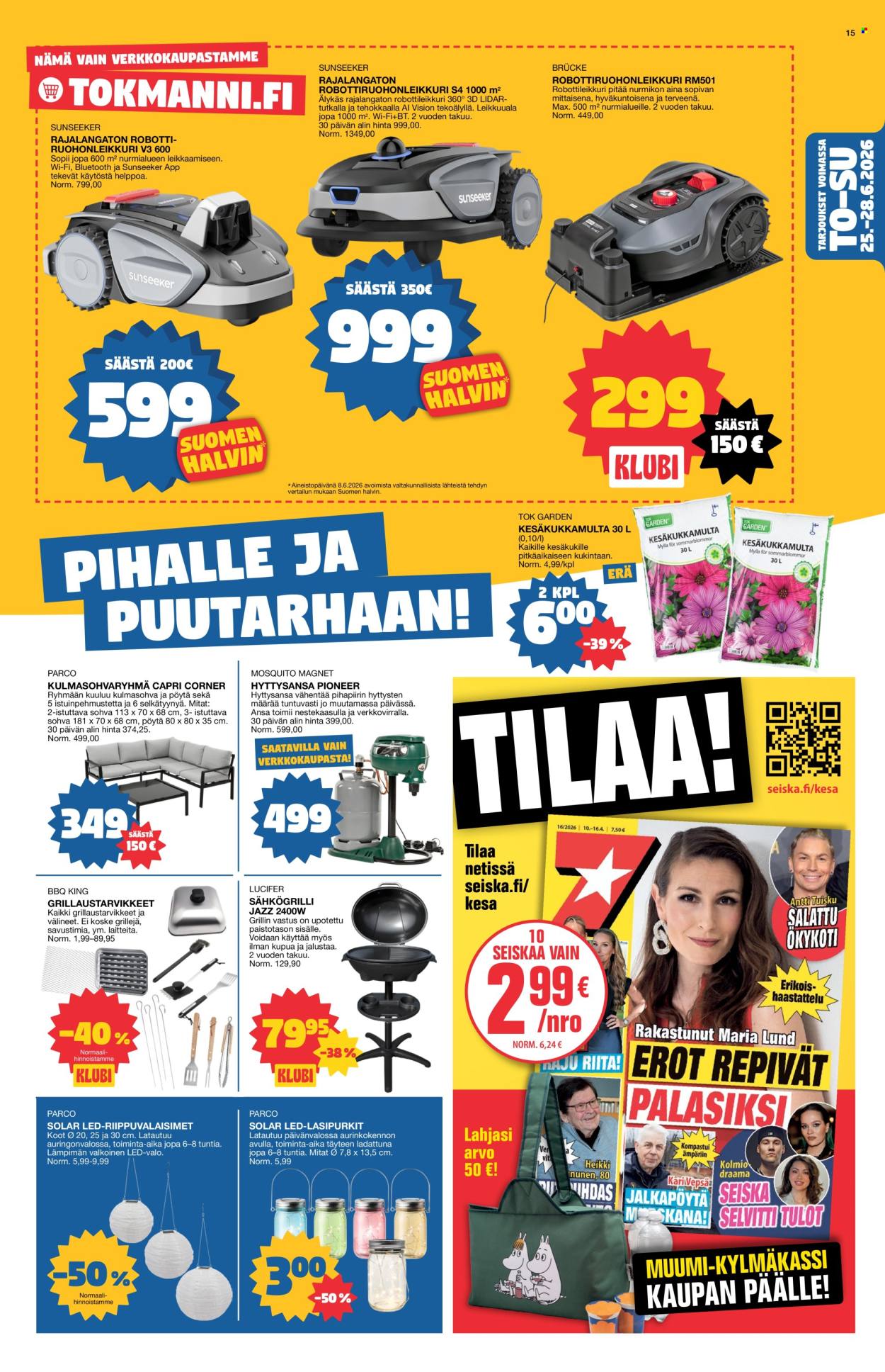 Tokmanni tarjoukset - 22.06.2026 - 28.06.2026. Sivu 15