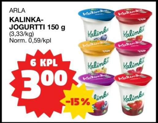 Arla Kalinka Jogurtti