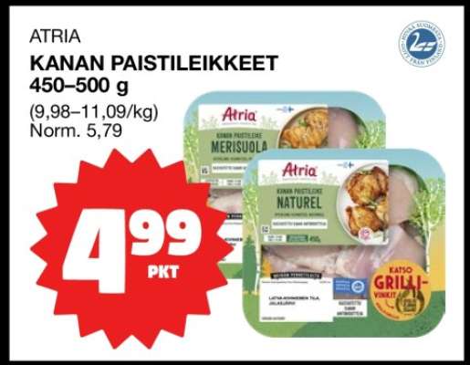 Atria KANAN PAISTILEIKKEET