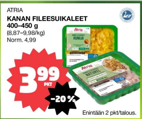 ATRIA Kanan fileesuikaleet