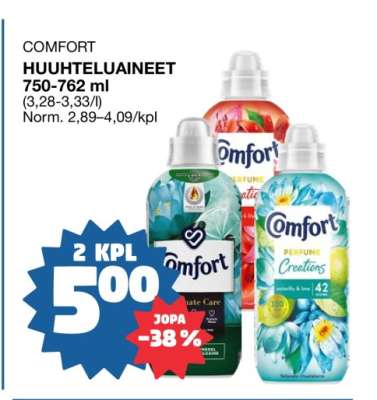 Comfort HUUHTELUAINEET