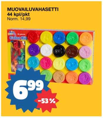 Muovailuvahasetti