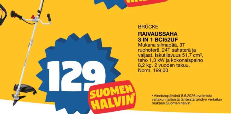 BRÜCKE RAIVAUSSAHA 3 IN 1 BC152UF