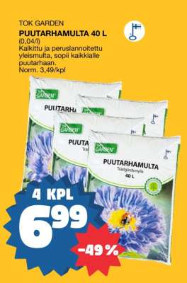 TOK GARDEN PUUTARHAMULTA 40 l