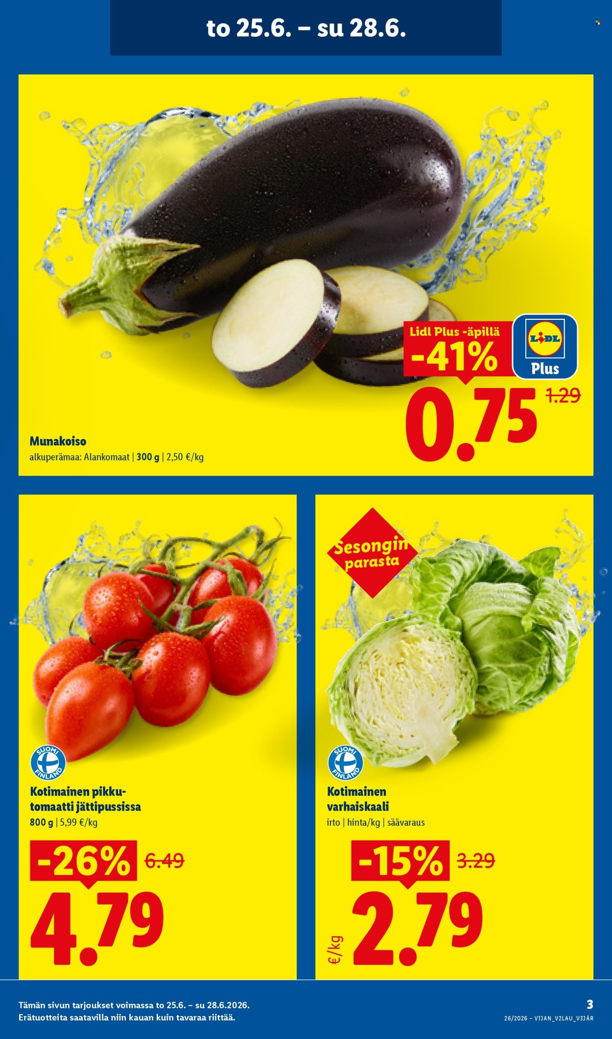 Lidl tarjoukset - 25.06.2026 - 01.07.2026. Sivu 3