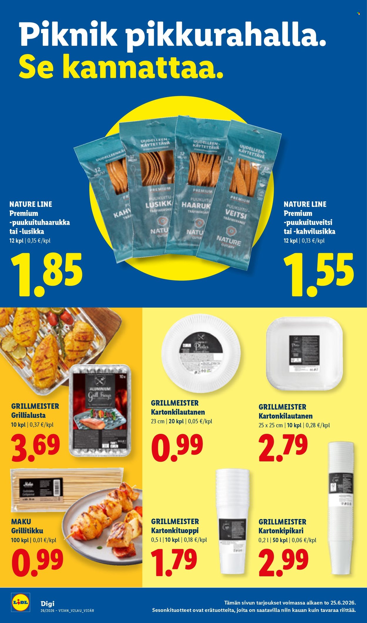 Lidl tarjoukset - 25.06.2026 - 01.07.2026. Sivu 12