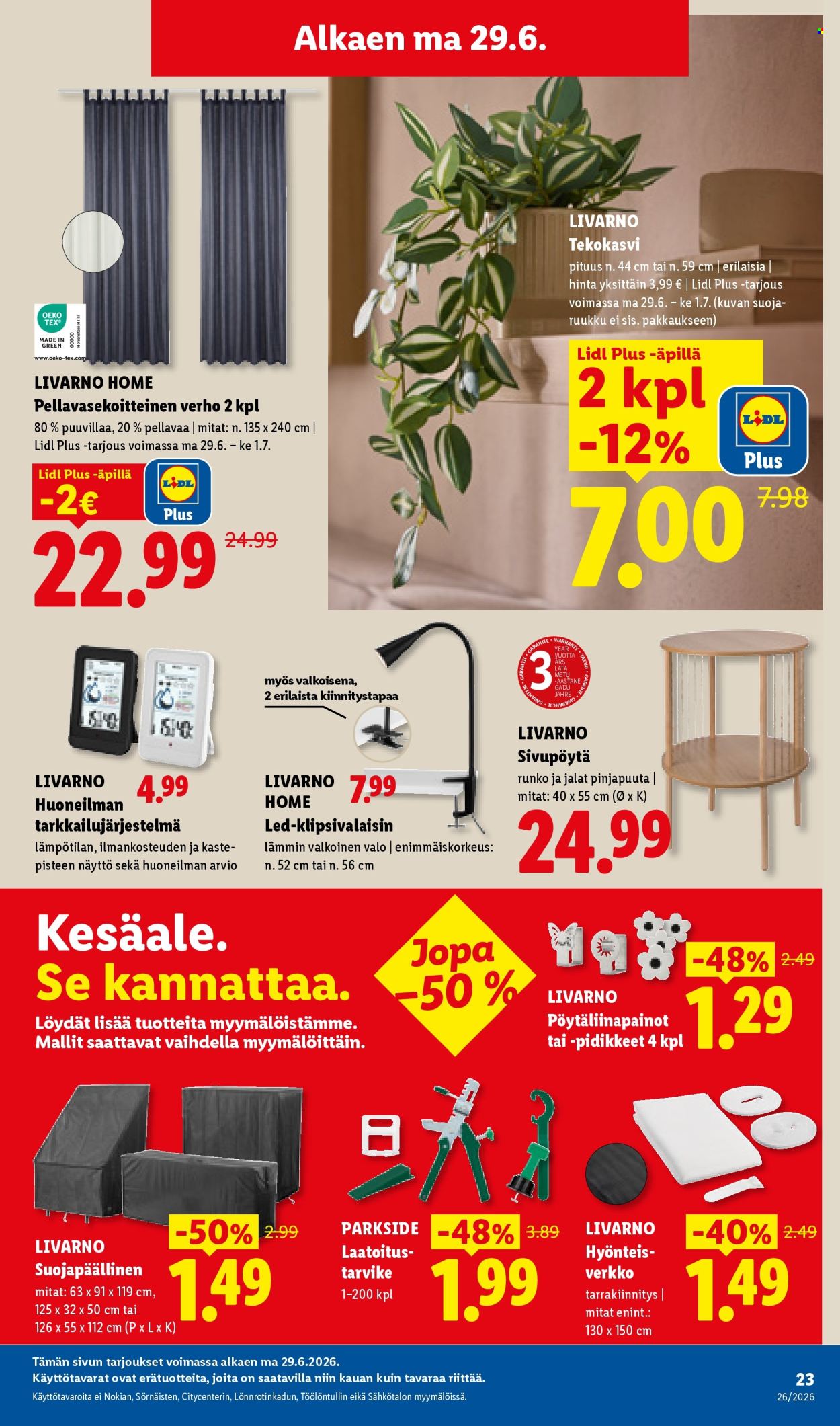 Lidl tarjoukset - 25.06.2026 - 01.07.2026. Sivu 31