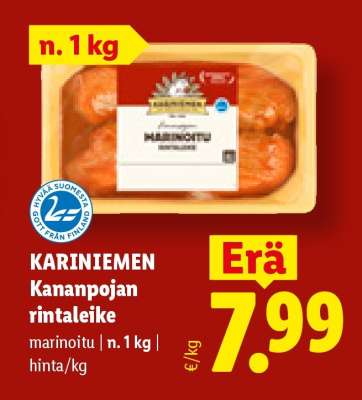 KARINIEMEN Kananpojan rintaleike