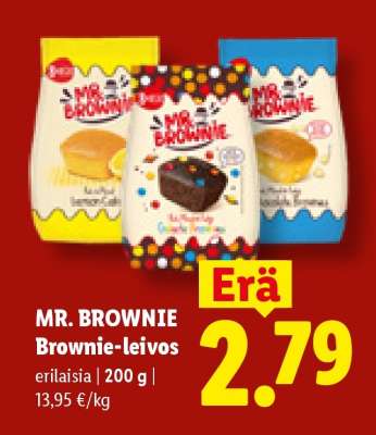 MR. BROWNIE Brownie-leivos