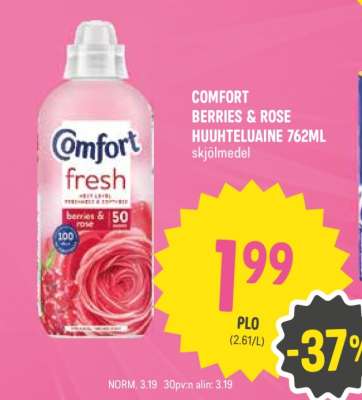 COMFORT BERRIES & ROSE HUUHTELUAINE 762ML