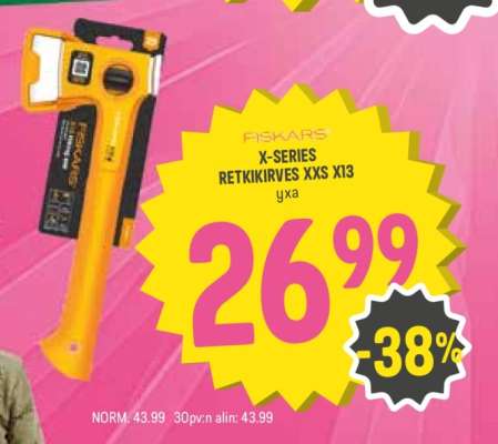 FISKARS X-SERIES RETKIKIRVES XXS X13