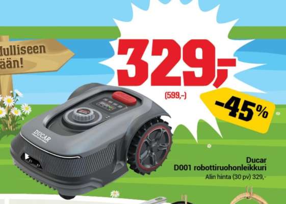 Ducar D001 robottiruohonleikkuri