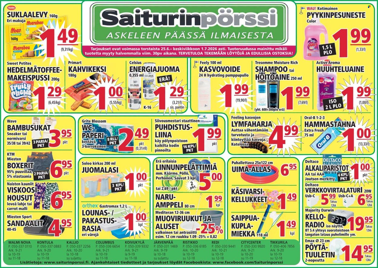 Saiturinpörssi tarjoukset - 25.06.2026 - 01.07.2026. Sivu 1