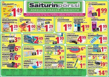 Saiturinpörssi tarjoukset  - 25.06.2026 - 01.07.2026.
