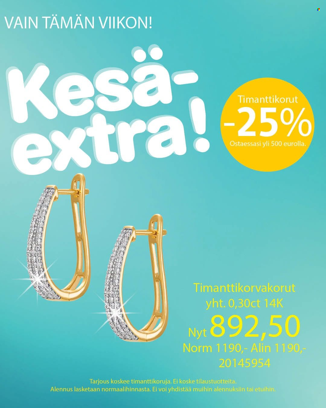 Kultajousi tarjoukset. Sivu 2