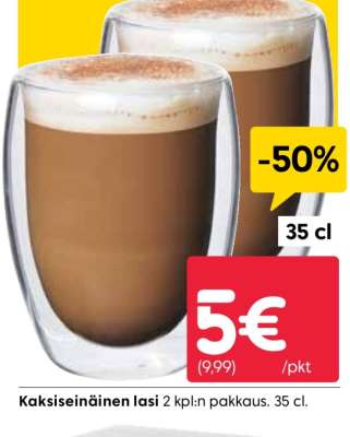 Kaksiseinäinen lasi