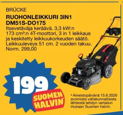 BRÜCKE RUOHONLEIKKURI 3IN1 DM51S-D0175