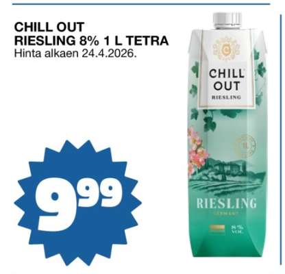 CHILL OUT RIESLING 8% 1 L TETRA
