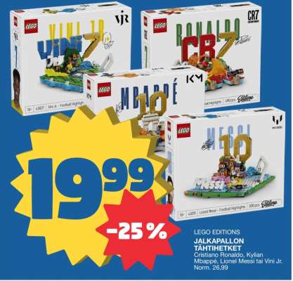 LEGO EDITIONS JALKAPALLON TÄHTIHETKET