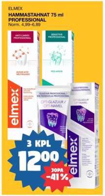 ELMEX HAMMASTAHNAT 75 ml PROFESSIONAL