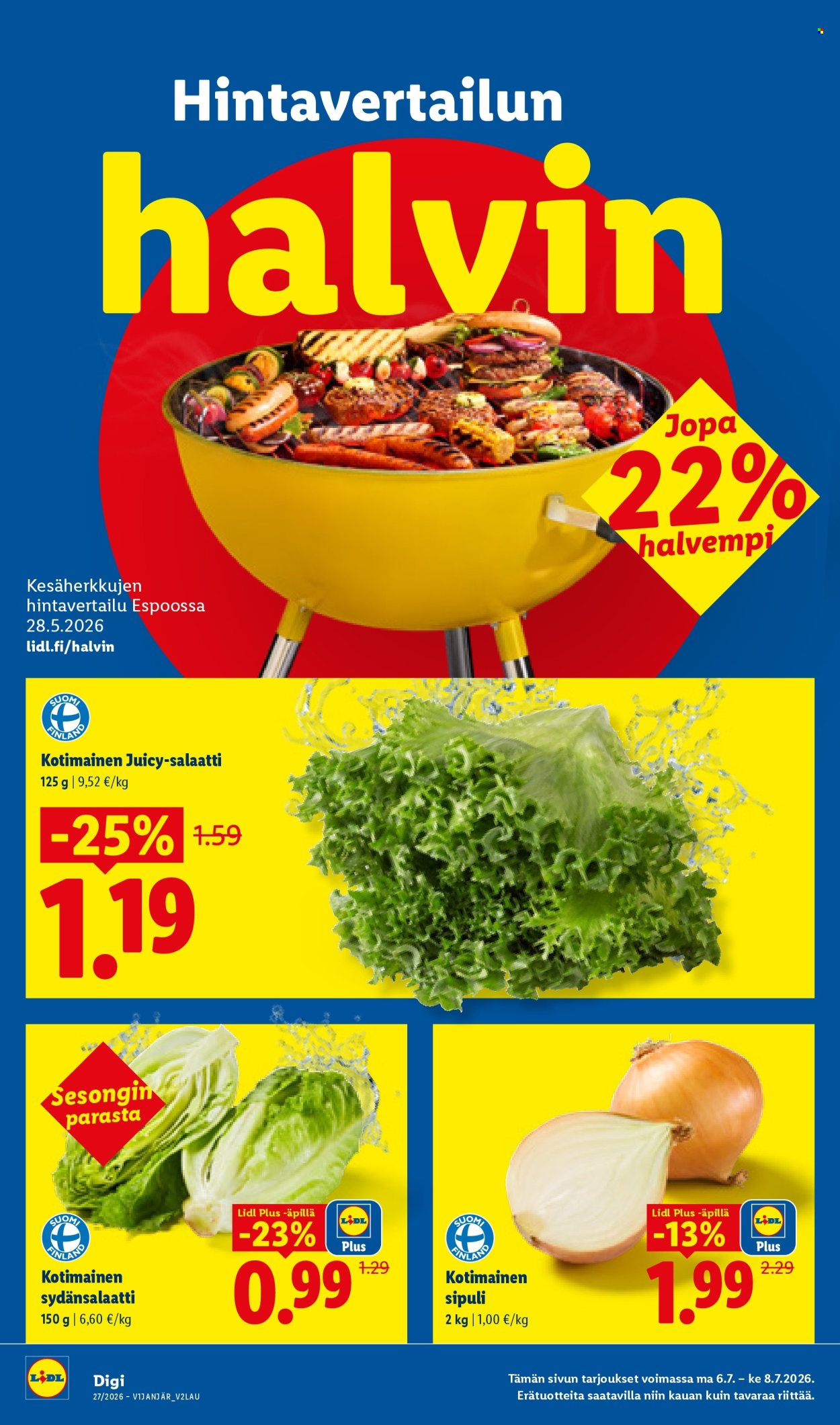 Lidl tarjoukset - 02.07.2026 - 08.07.2026. Sivu 23