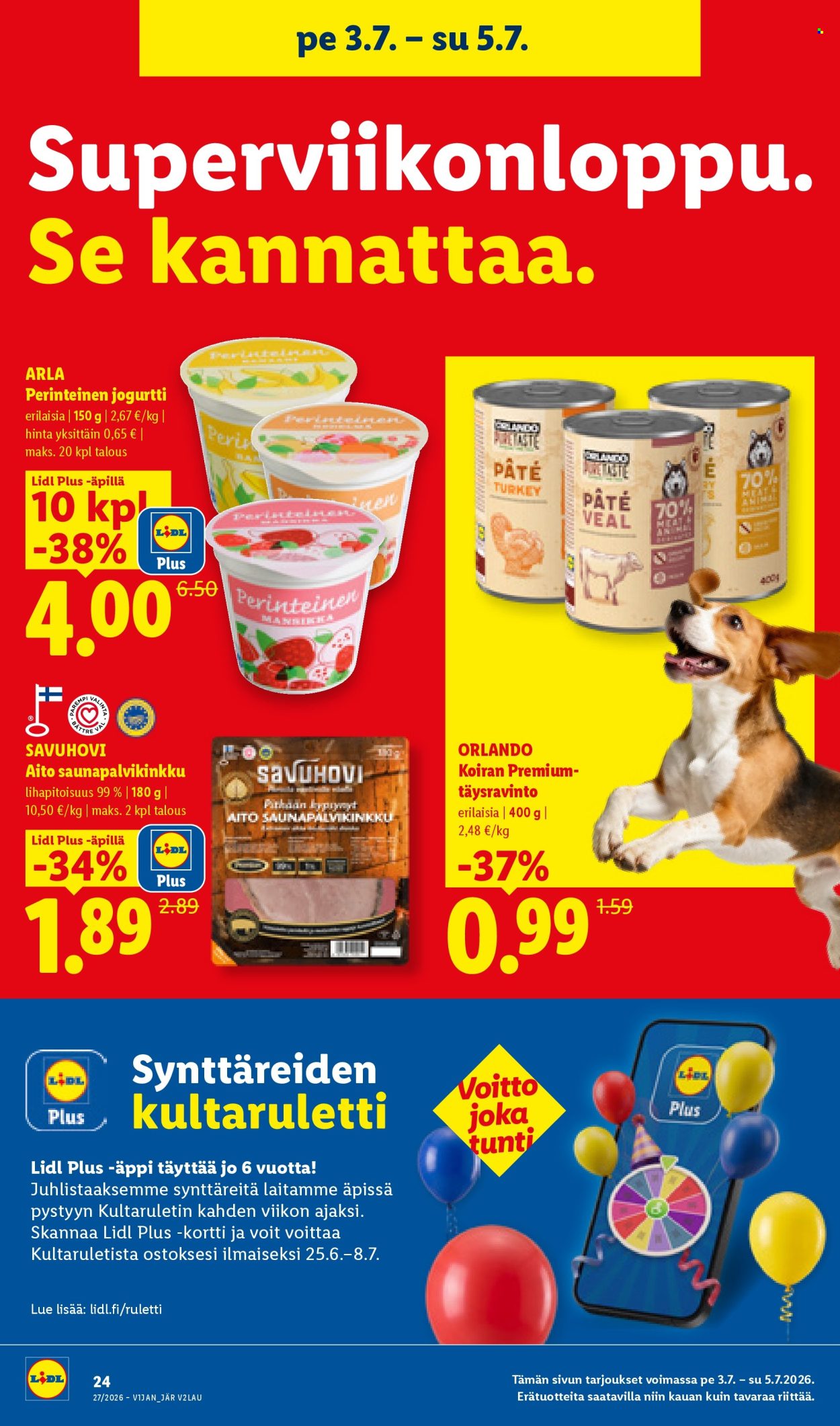 Lidl tarjoukset - 02.07.2026 - 08.07.2026. Sivu 33