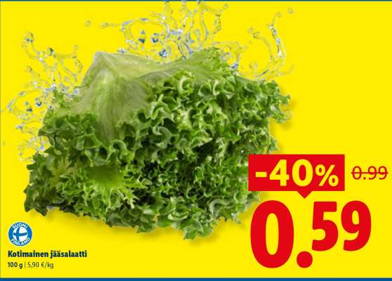 Kotimainen jääsalaatti