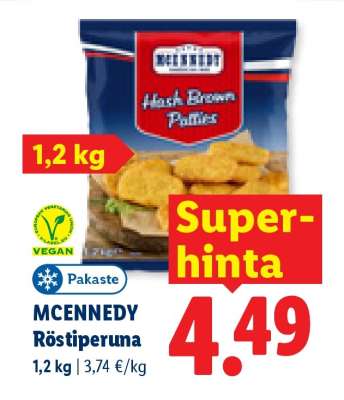 MCENNEDY Rösti peruna