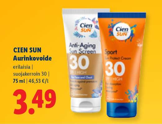 CIEN SUN Aurinkovoide