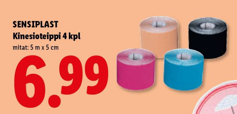 SENSIPLAST Kinesioteippi 4 kpl